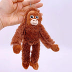 Monkey Plush Keychain – 20cm Soft Animal Pendant