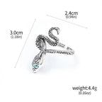Game Dark Souls Rings for Men Vintage Havel's Demon's Scar Chloranthy Serpent Leo Darkmoon Ring Halloween Jewelry Gift