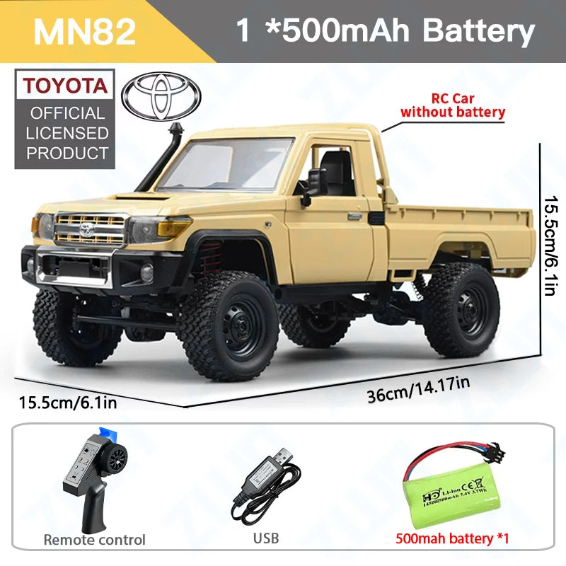 RC Pickup Truck – Remote Control Car with LED