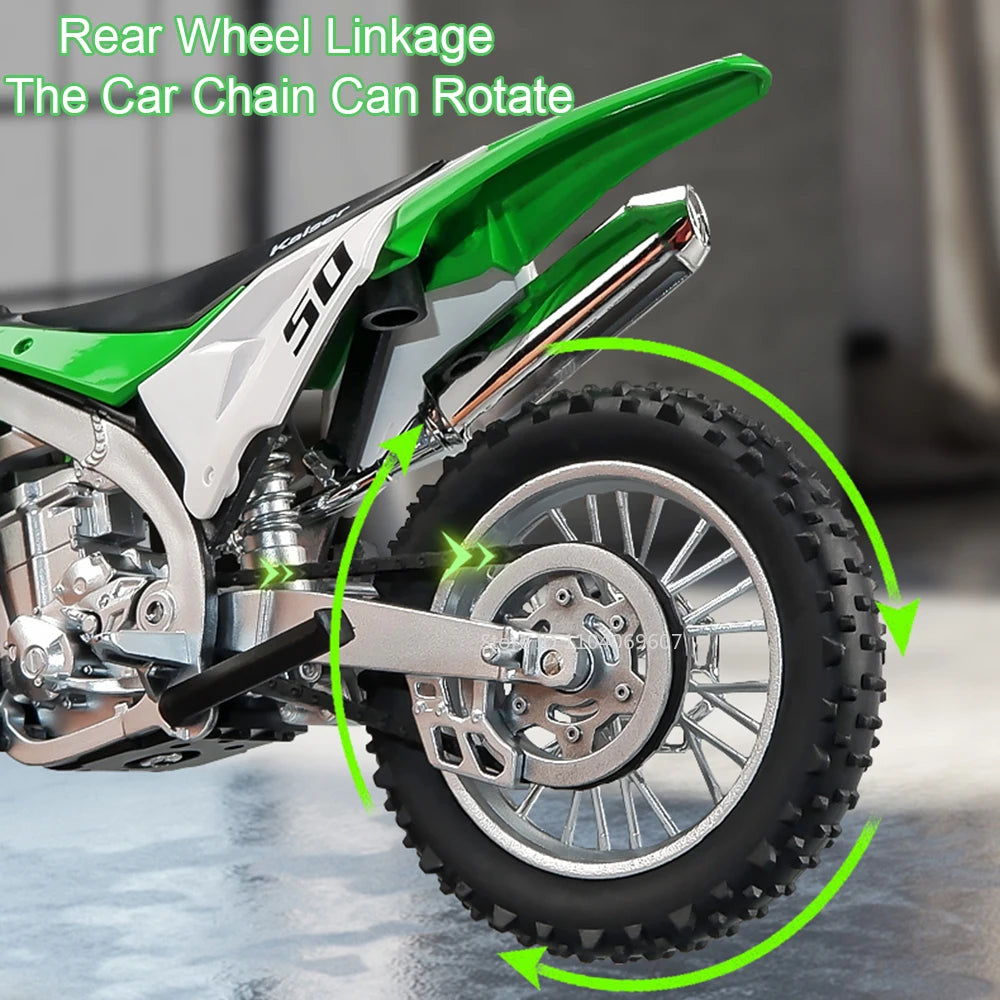 1:12 Diecast Motorcycle – Alloy Pull Back Model