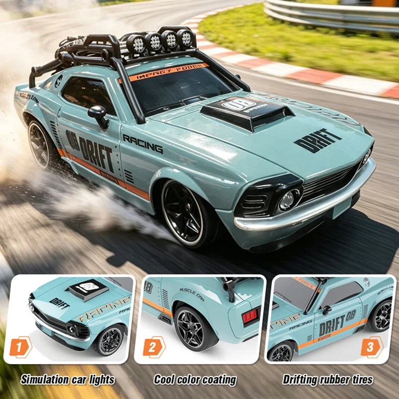 RC Drift Car 1:18 – Remote Control Racing Car with Lights