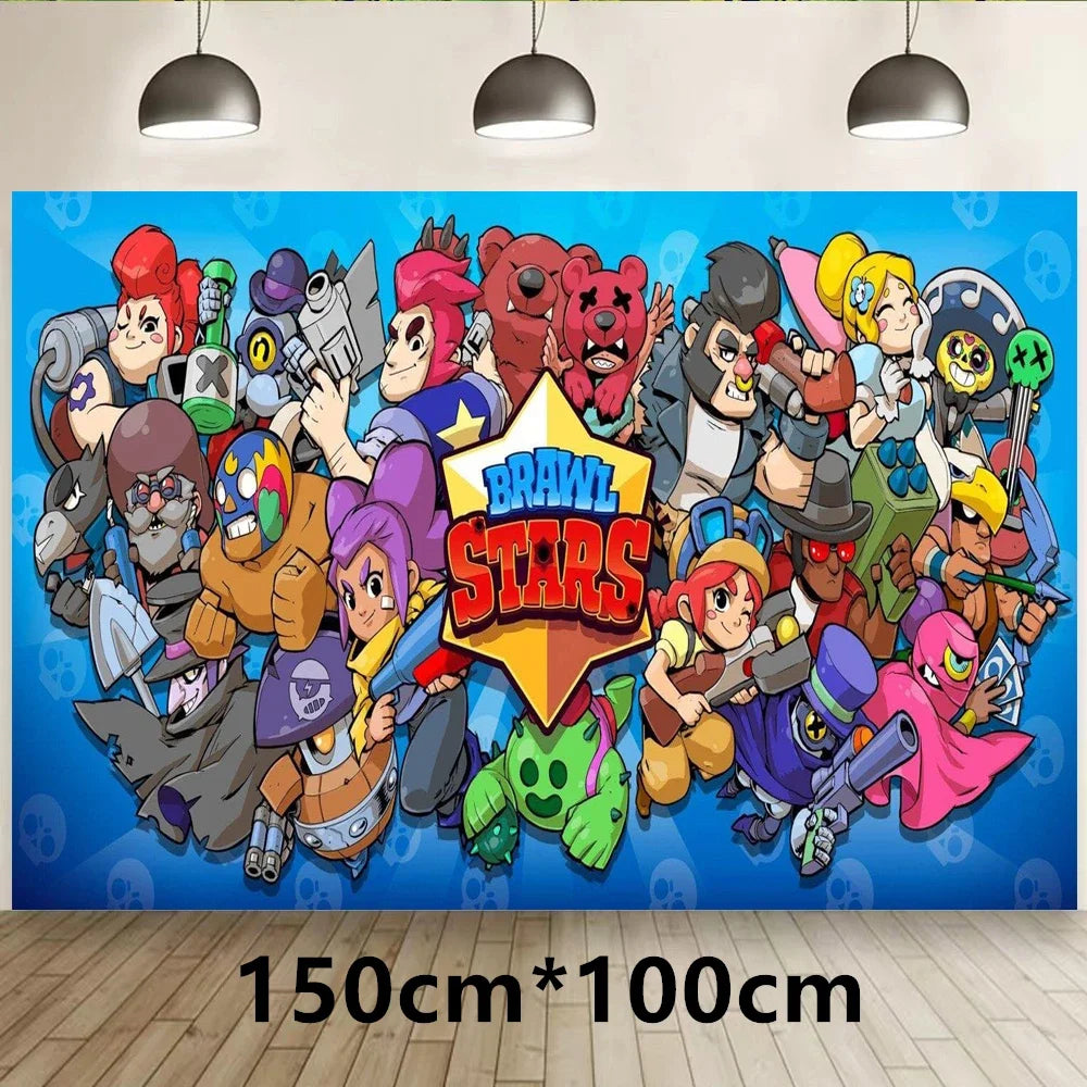 Birthday Party Decorations Set – Banner, Balloons & Cake Toppers