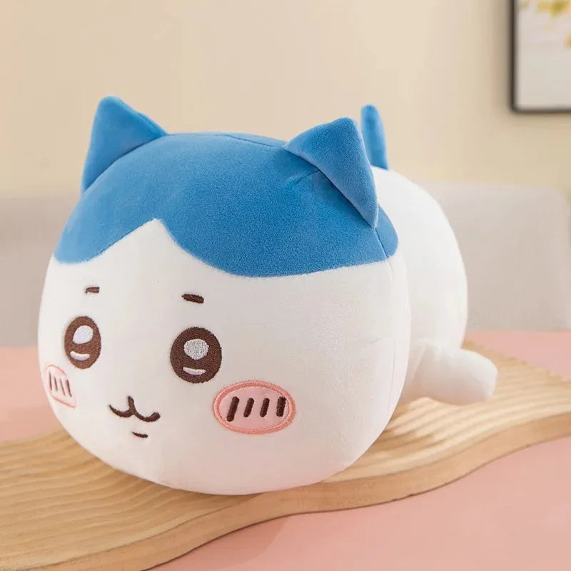 Hot Momonga Plush Pillow Cartoon Hachiware Soft Pillow Cute Usagi Plush Doll Ornament Anime Plush Gift for Girl Home Decoration
