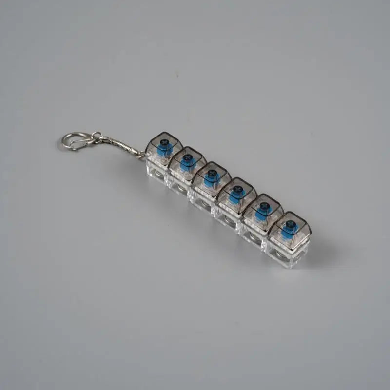Mechanical Keyboard Key Tester – LED Keycap Fidget Keychain