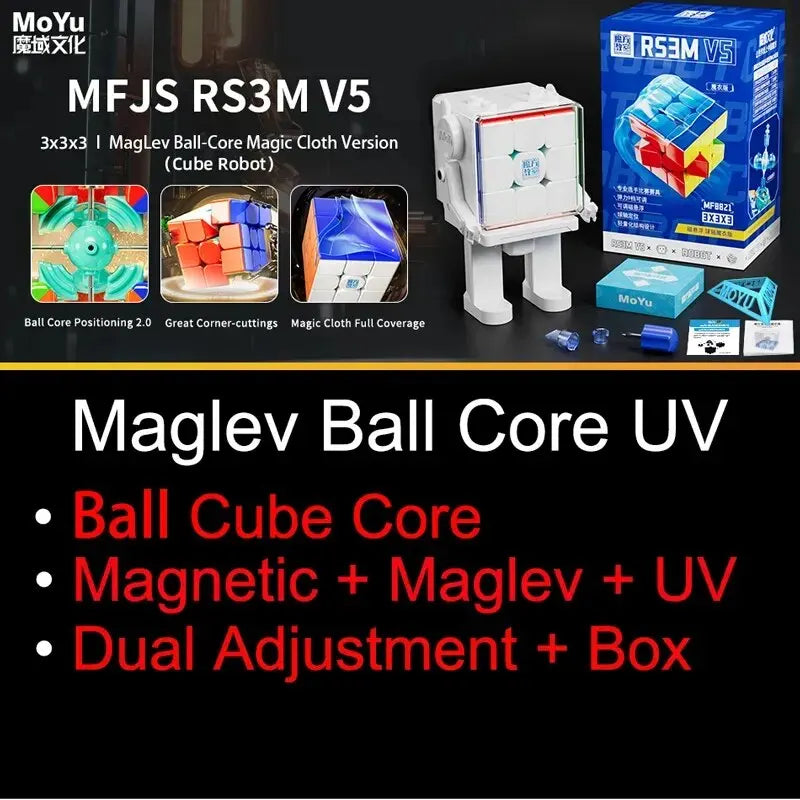 Magnetic 3x3 Speed Cube – Professional Puzzle Cube