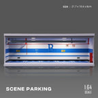 1:64 Garage Diorama – Miniature Model Scene Display