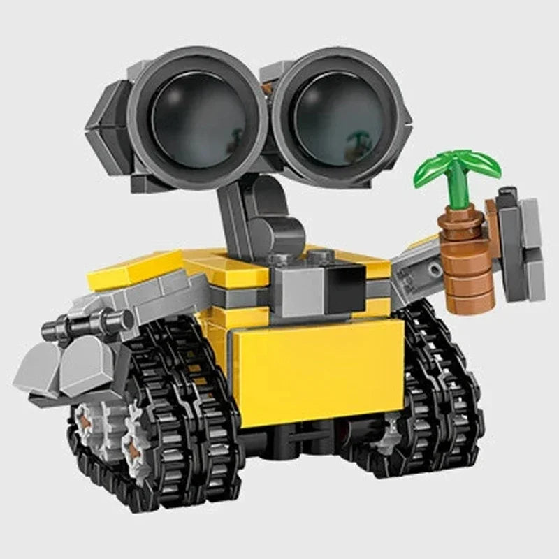 Classic Movie Mini Robot MOC Building Blocks Model DIY Bricks Kits Creative Toys for Kids Children Adult Gifts