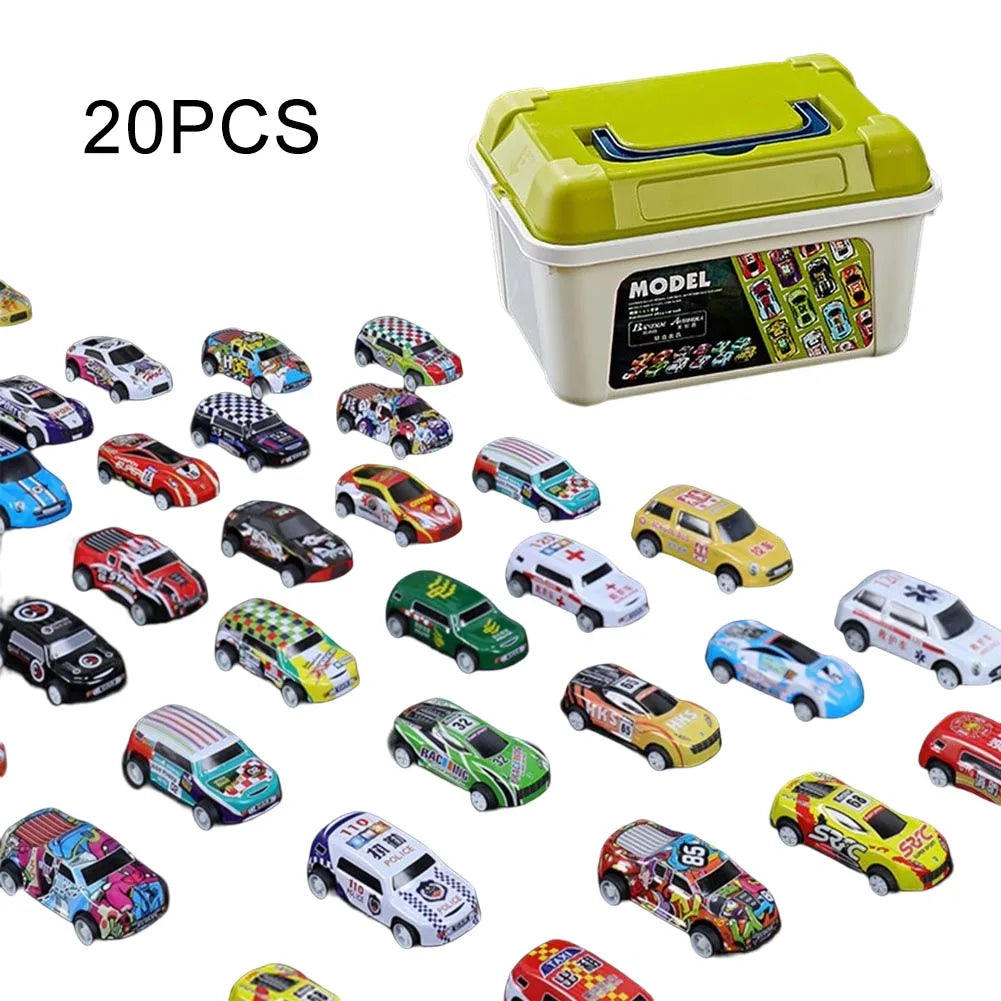 Diecast Car Set – Mini Metal Cars