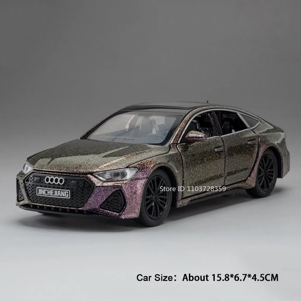 Diecast Sports Car – 1:32 Alloy Pull-Back Toy