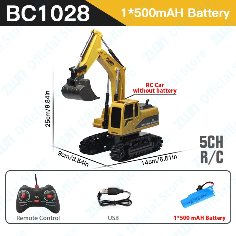RC Excavator 1:24 – Remote Control Construction Vehicle