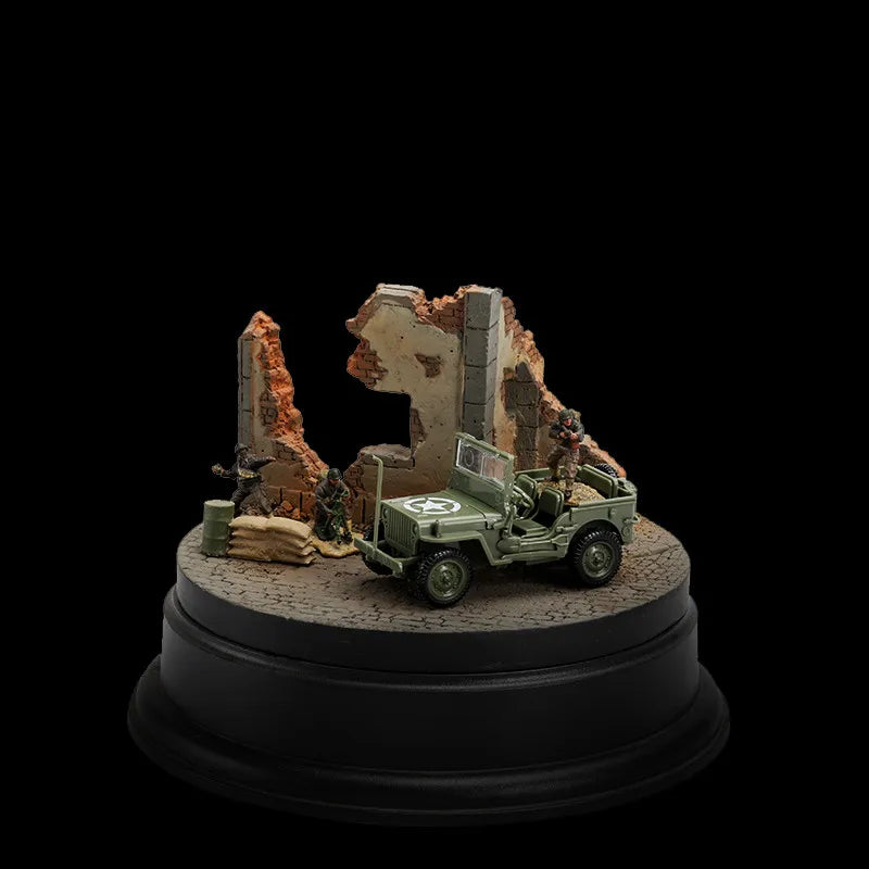 Military Vehicle Model Kit – 1/72 Scale Assembly Set