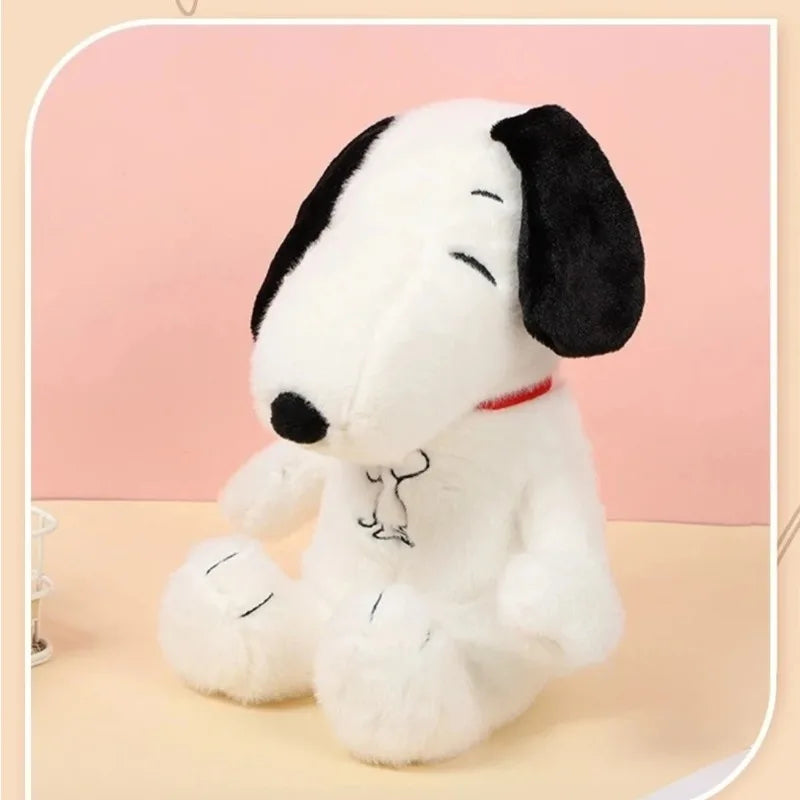 White Dog Plush Toy – Soft Sleeping Companion