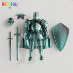 Medieval Knight Action Figure – Movable DIY Warrior Toy