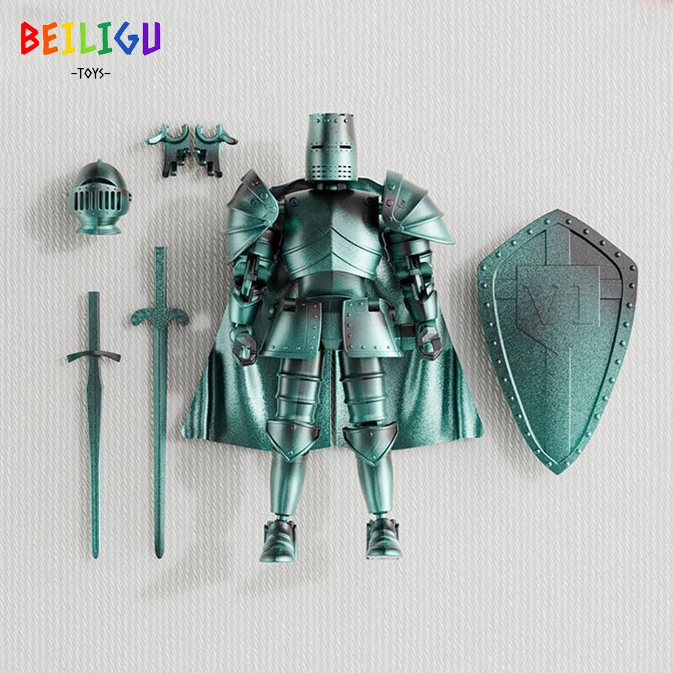 Medieval Knight Action Figure – Movable DIY Warrior Toy