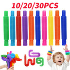 Telescopic Pop Tubes – Colorful Sensory Stretch Fidget Toys