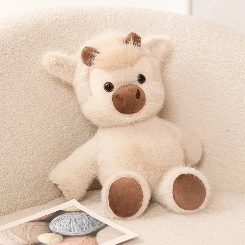 Highland Cow Plush Toy – 45cm Soft Cow Stuffed Animal