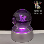 3D Crystal Ball Night Light – LED Decorative Display Lamp