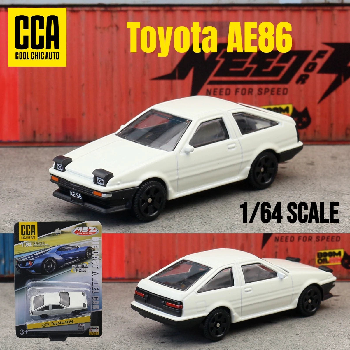 Diecast Car Model 1:64 Scale Metal Collectible Toy