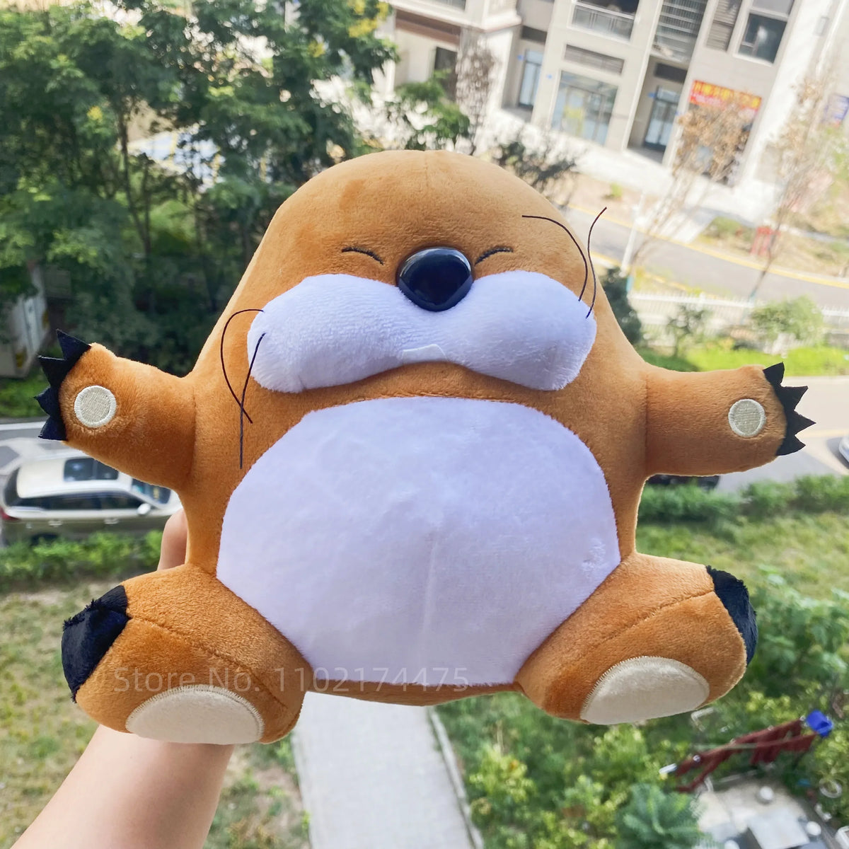 Monty Mole Plush Toy 22cm Soft Stuffed Doll for Kids