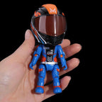 12cm Motorcycle Rider Action Figure Transforming Toy