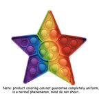 Push Pop Fidget Toy – Rainbow Bubble Sensory Stress Relief Game