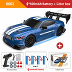 RC Drift Car 4WD Remote Control Car with LED Lights, 2.4GHz