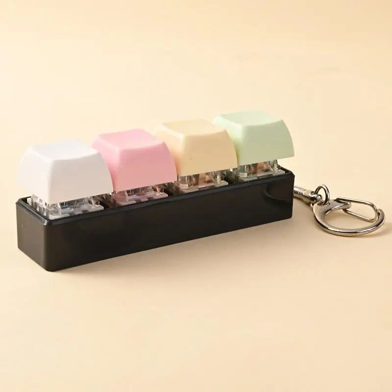 Mechanical Keyboard Key Tester – LED Keycap Fidget Keychain